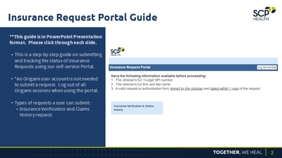 Insurance Request Guide